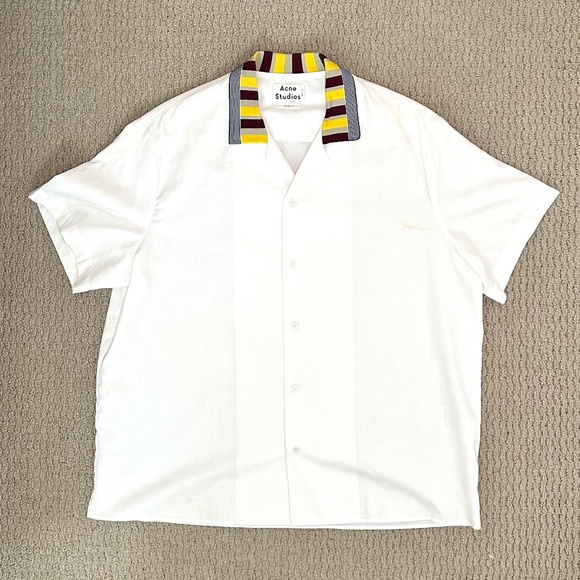 Acne Studios SS15 Ody Jaq Casual Short Sleeve Cuban Shirt - Picture 2 of 5